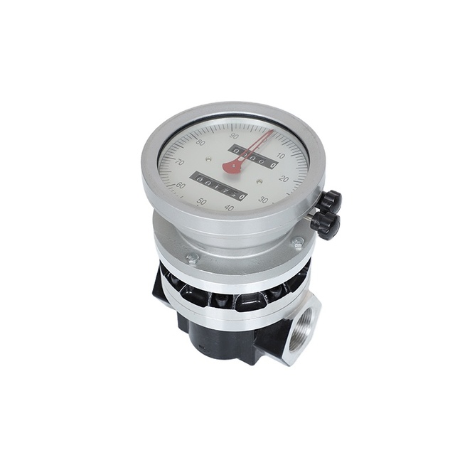 High Quality  Mechanical Fuel Oil Flow Meter Oval Gear Flow Metering Liquid diesel
