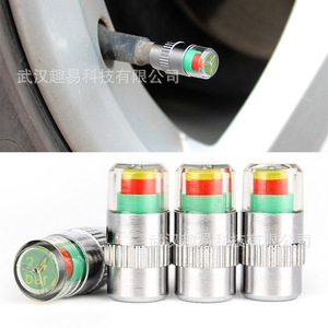 Tire Pressure Monitoring Indicator Light 3 Color Warning Led Display Copper Core Valve Cap For Car Tire - Product Image 5