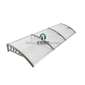 Polycarbonaat Hol/Massief/Mat/Reliëfblad Buiten Luifel/Deurluifel/Maaierschuilplaats - Product Image 5