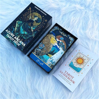 Impression de cartes de tarot OEM personnalisées, imprimées en offset sur carton avec finition vernie pour jeux de société