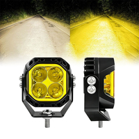 Feux de conduite LED de style Baja avec logo personnalisé, DRL ambre, IP68 pour pick-up, SUV, ATV, UTV