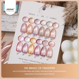 JTING Colección de Esmaltes de Uñas en Gel Efecto Ojo de Gato Magnético de 12 Colores, Sin TPO, Sin HEMA, Proveedor OEM Personalizado - Product Image 5