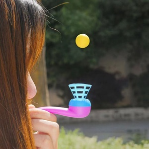 Jouet Classique Rétro en Plastique avec Balle Flottante à Souffler, Jouets Éducatifs et Ludiques pour Garçons et Filles - Product Image 3