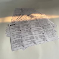 Impression personnalisée recto verso de menus pliants, dépliants, brochures, livrets, manuels d'instructions et prospectus en carton couché A5 A6 avec logo