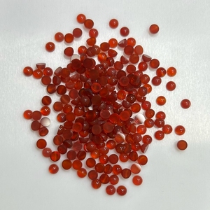 HQ GEMS fondo plano pequeño cabujón redondo <span class=keywords><strong>1</strong></span>,5mm a 4mm Original Natural rojo cornalina ágata piedra preciosa suelta en venta - Product Image 4