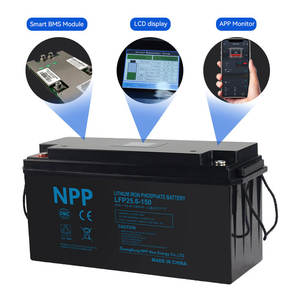 بطارية LiFePo4 BMS 12V 100Ah 200Ah 300Ah 400Ah 1KWH 2KWH 2.5KWH بطارية ليثيوم فوسفات الحديد لنظام الطاقة الشمسية - Product Image 2