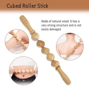Dụng cụ massage bằng gỗ, con lăn massage gỗ, que massage trị liệu bằng gỗ, giảm đau cellulite, trị điểm đau nhức - Product Image 3