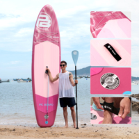 Planche à pagaie gonflable - Matériaux Dropstitch+PVC+EVA - Légère (13 kg) - Comprend des ailerons, une pagaie en aluminium et un kit de réparation - Unisexe - Pour l'eau