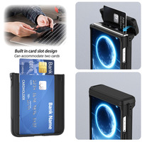 Étui pliable portable pour Samsung Galaxy Z Flip 8 7, avec fente pour carte intégrée, charnière à ressort, support caché, protection intégrale antichoc