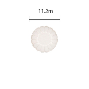 <span class=keywords><strong>Assiette</strong></span> à collation <span class=keywords><strong>en</strong></span> céramique nordique NY-JD02, <span class=keywords><strong>en</strong></span> <span class=keywords><strong>grès</strong></span>, à bord festonné, motif fleur blanche, pour hôtels, restaurants et mariages - Product Image 6