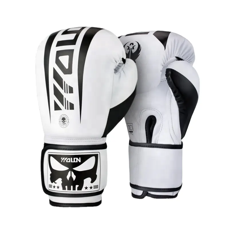WOLON Wholesale Supplie Design your own 8oz/10oz/12oz/14oz/16oz Professional Boxing Gloves Oem Pu Leather Training Boxing Gloves