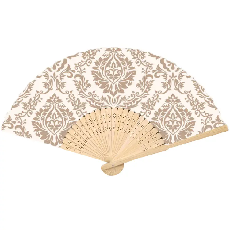 Toptan bambu Fan küçük özel katlanır el Fan çin japon Vintage bambu ipek bambu Fan s el