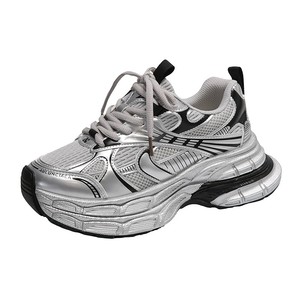 Scarpe da Corsa Vulcanizzate alla Moda da Donna con Plateau <span class=keywords><strong>Sneakers</strong></span> Chunky in Mesh Scarpe da Passeggio Design Nuovi Stili - Product Image 3