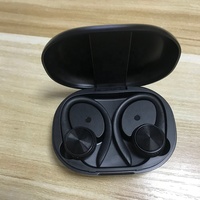Écouteurs sans fil sportifs R200 V5.4 avec crochet d'oreille, réduction passive du bruit physique et boîtier de charge de 500 mAh