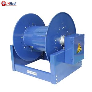 Tuyau d'arrosage et équipement 100m Tambour à eau et à incendie Type de tuyau vide Bobines de tuyau en métal Aluminium Poignée télescopique 50KG HR04 - Product Image 2