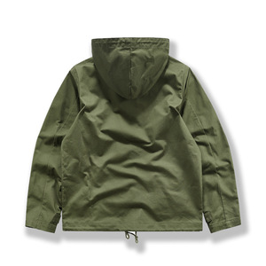 Sweat-shirt à capuche pour <span class=keywords><strong>homme</strong></span>, style rétro américain, inspiré de l'uniforme de pont de marine de la Seconde Guerre mondiale, coupe-vent, respirant, grande taille, inspiré de la marine américaine. - Product Image 2
