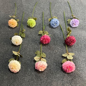 <b>Single</b> Koi Peony Artificial <b>Flowers</b> Silk Handmade Wedding Decor Home Furnishing Arrangements - Product Image 2