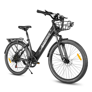 Moped hybride de type UK Warehouse, livraison rapide, vélo électrique tout-terrain et urbain avec alimentation par batterie au lithium RS-A01Pro-T, roue de 26 pouces. - Product Image 1