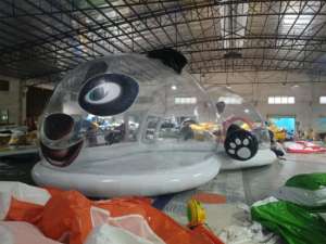 Aire de jeux gonflable Île Lapin Mignonne, Maison Bulle Lapin, Château Gonflable pour Aire de Jeux Extérieure, Amusant pour Enfants et Adultes - Product Image 3