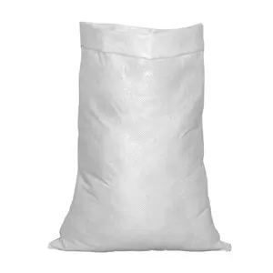 Sacos tejidos de plástico pp, bolsas vacías de grano y arroz, 50kg, venta al por mayor