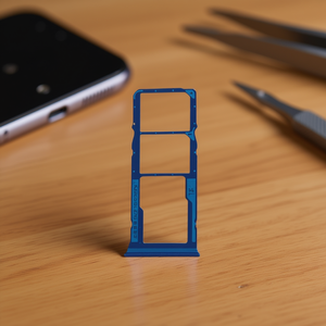 Tiroir SIM pour téléphone portable Xiaomi Redmi 14C bleu - Product Image 3