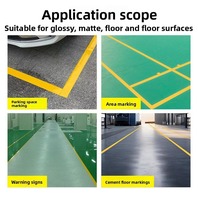 Ruban de marquage de sol en PVC renforcé industriel, imperméable et durable, pour la sécurité des entrepôts, les voies de chariots élévateurs, les itinéraires AGV et les lieux de travail