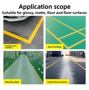Cinta de Señalización de Piso de PVC Industrial, Impermeable y Duradera, para Almacenes, Advertencia de Seguridad, Carriles para Montacargas, Rutas AGV, Organización del Lugar de Trabajo - Product Image 4