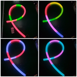 Bande LED numérique 360 degrés RGBic <span class=keywords><strong>Neon</strong></span> flexible adressable étanche 12V/24V Dream Color RGB LED <span class=keywords><strong>Neon</strong></span> - Product Image 4