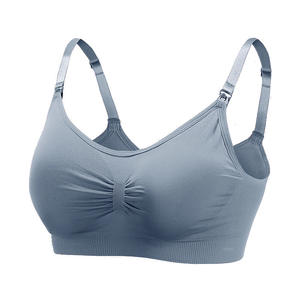 Nouveau style <span class=keywords><strong>soutien</strong></span>-<span class=keywords><strong>gorge</strong></span> sans couture en nylon uni pour femmes enceintes, anti-affaissement, push-up post-partum, <span class=keywords><strong>grande</strong></span> <span class=keywords><strong>taille</strong></span>, sans armatures - Product Image 5