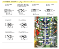 Conector de válvula eléctrico 3pin 5pin DIN 43650 tamaño redondo A B BI C CI macho hembra ENCHUFE DE VÁLVULA
