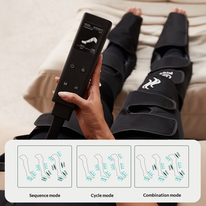 Masajeador de compresión de aire para piernas completo OEM con calefacción, dispositivo de masaje para pies y rodillas para relajación muscular y meridianos. - Product Image 3