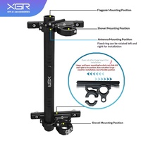 Support d'antenne arrière en alliage d'aluminium pour Bronco 2021-2023, fixation sans perçage, accessoire tout-terrain multi-positions
