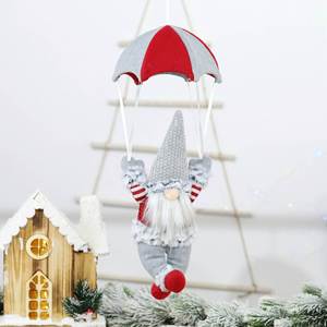 Adorno Navideño de Paracaidista, Santa Claus, Decoración Colgante para Ventana, Decoración para Árbol de Navidad - Product Image 3