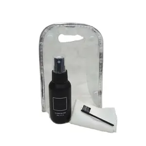 Kit portátil All Natural Jóias Atacado Escova Limpa Detergente Líquido Spray de Solução De Limpeza De Jóias Kit