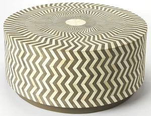 Muebles de lujo Diseño moderno Incrustaciones de hueso La mejor mesa de centro hecha a mano antigua, Mesa Central - Product Image 4