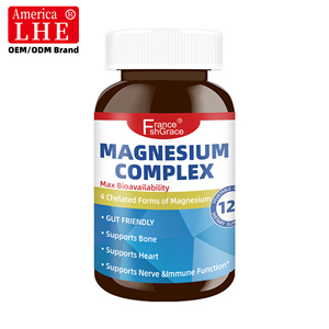 Complément alimentaire Premium Shecome Magnesium Complex, soutien du sommeil et de la santé cardiaque, 120 capsules végétales, capsules de magnésium à absorption élevée - Product Image 2
