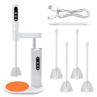 OSBANG Mini agitateur anti-mousse pour emballage de construction Résine époxy haute transparence Colle AB Résine Adhésif Mélange Travail du bois