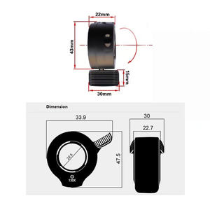 Vélo électrique, Scooter, moto, Tricycle, <span class=keywords><strong>pouce</strong></span>, accélérateur - Product Image 4
