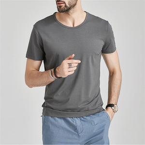 OEM Eisseide T-Shirt für Herren Vintage Schleifen Kurzarm Leichtgewichtig Schnelltrocknend Atmungsaktiv Locker Lässig Sommer Coole Oberteile - Product Image 5