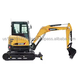 Miniexcavadora SANY Certificada SY18U SY35U, Excavadora Hidráulica de 3.5 Toneladas, Cucharón de 0.2M, Potencia de 41.1kW, Componentes Originales - Product Image 1
