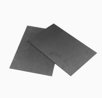 Plaque en fibre de carbone mate 3K, taille personnalisée, plaque composite