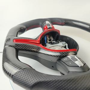 Спортивные светодиодные аксессуары для интерьера серии <span class=keywords><strong>M</strong></span> Performance, из углеродного волокна и кожи, для универсального руля F30 F10 - Product Image 5