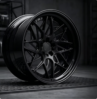 Jantes en alliage forgé OEM personnalisées en 2 parties, neuves, haute performance, finition noire, en fibre de carbone, 18-22 pouces pour Audi Urus Tesla Model 3