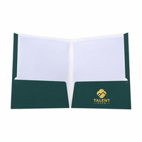 Dossiers de présentation écologiques en papier gaufré, imprimés sur mesure, A4 A5, pour entreprises, bureaux, présentations professionnelles, avec poches et logo