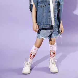 Vớ In Hình 360 Màu Hồng Dễ Thương Mẫu Búp Bê Tuổi Teen Dream Girl Tube Vớ - Product Image 2