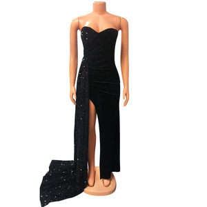 Vestidos de Fiesta เปิดไหล่ยาวถึงพื้นเดรสปาร์ตี้งานพรอมงานพรอมชุดราตรีหรูหรา - Product Image 6