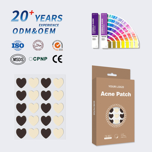 Patchs Hydrocolloïdes Étoile <span class=keywords><strong>Anti</strong></span>-Acné 12mm, 16 Pièces, Autocollants Faciaux Invisibles et Imperméables pour Boutons, avec Échantillon Gratuit et Service de Conception Personnalisée - Product Image 1