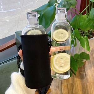 Verre à boire en verre borosilicate de haute qualité en gros, design coréen, couleur personnalisable, logo, grande capacité, haute température - Product Image 3