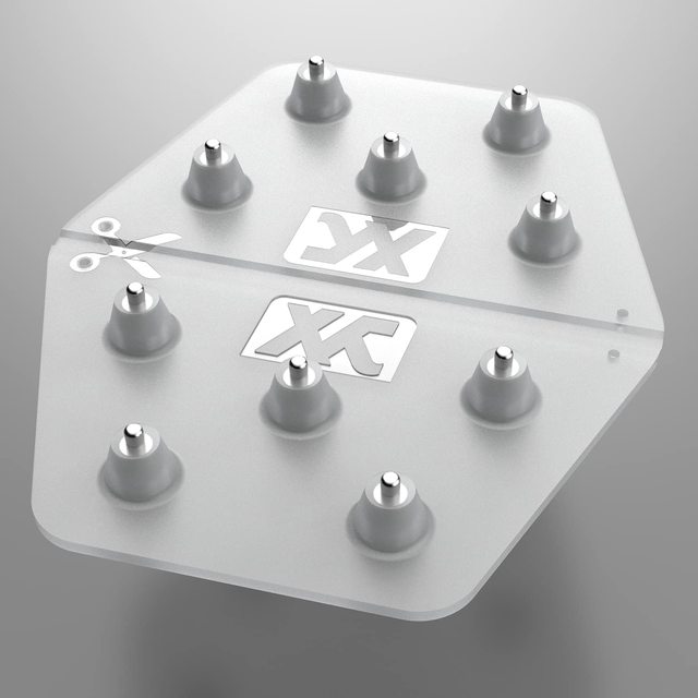 Provides Extra Grip and Pperfect Traction with 3M Adhesives 5.2 X 5.2 Inch, Anti-Slip Snowboard Clear Spike Stomp Pad