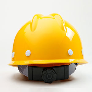 하이 엔드 유리 섬유 페인트 V 모양의 안전 헬멧 머리 보호 건설 현장 작업 lmpact 저항 옻칠 하드 모자 - Product Image 3